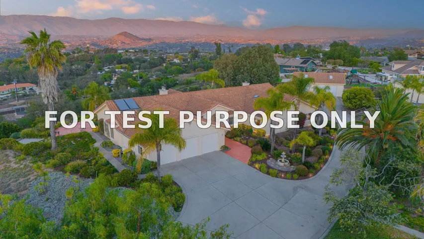 Demo/Test Data 9941 Lan Ln, Escondido, Ca 92026