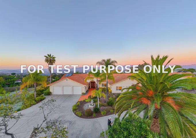 Demo/Test Data 9941 Lan Ln, Escondido, Ca 92026