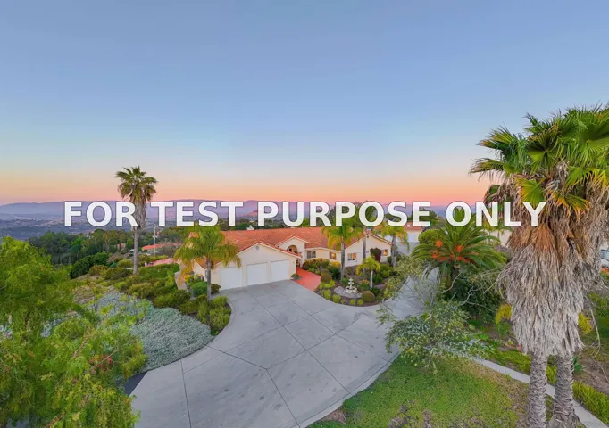 Demo/Test Data 9941 Lan Ln, Escondido, Ca 92026