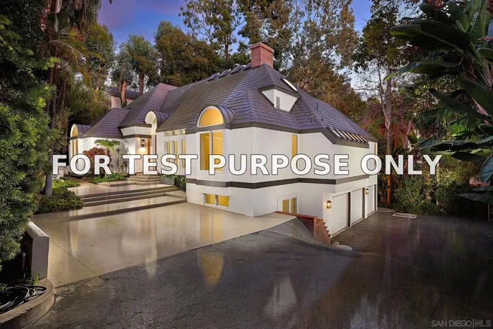 Demo/Test Data 1765 Ivy Rd, Oceanside, Ca 92054