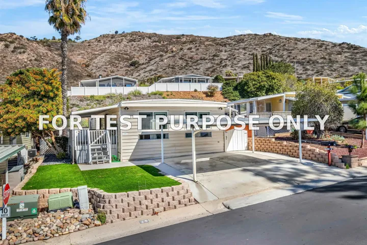 Demo/Test Data 1120 Pepper Dr Unit 25, El Cajon, Ca 92021