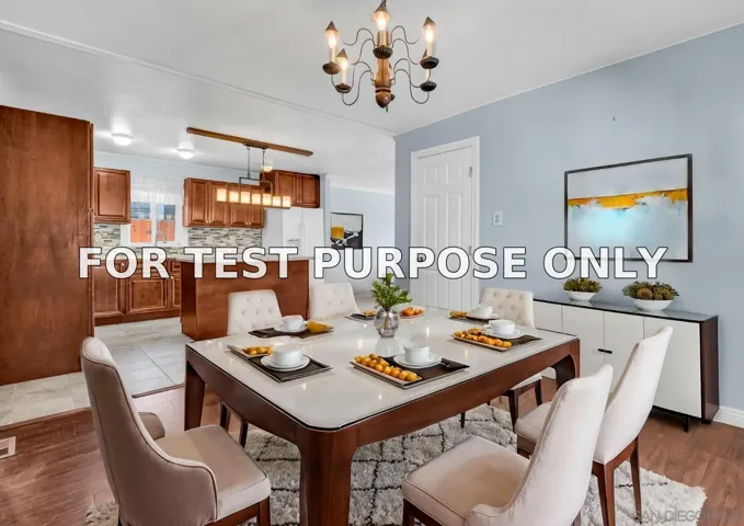 Demo/Test Data 1120 Pepper Dr Unit 25, El Cajon, Ca 92021