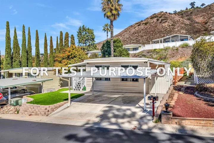 Demo/Test Data 1120 Pepper Dr Unit 25, El Cajon, Ca 92021