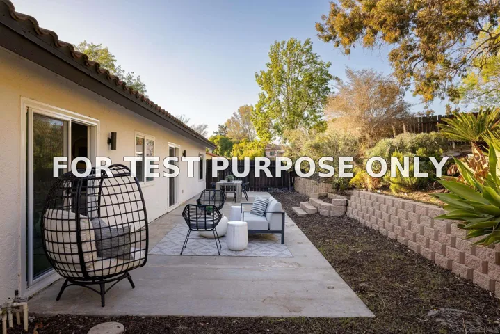 Demo/Test Data 1502 Surrey Ct, Oceanside, Ca 92111