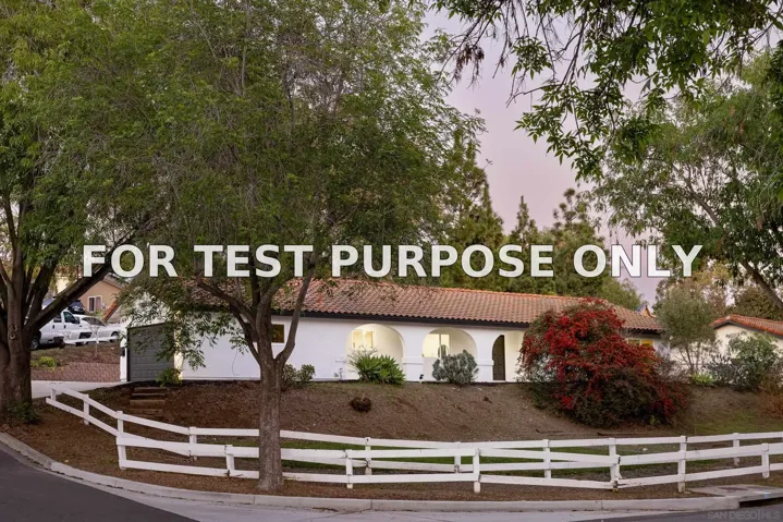 Demo/Test Data 1502 Surrey Ct, Oceanside, Ca 92111