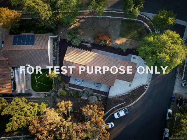 Demo/Test Data 1502 Surrey Ct, Oceanside, Ca 92111