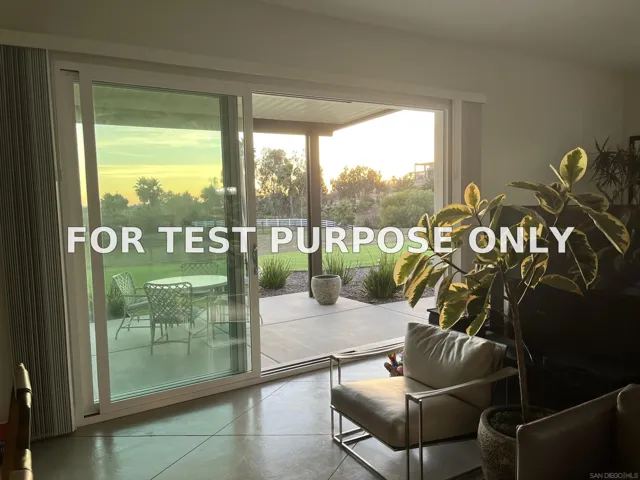 Demo/Test Data 8191 Artesian Road, San Diego, Ca 92127