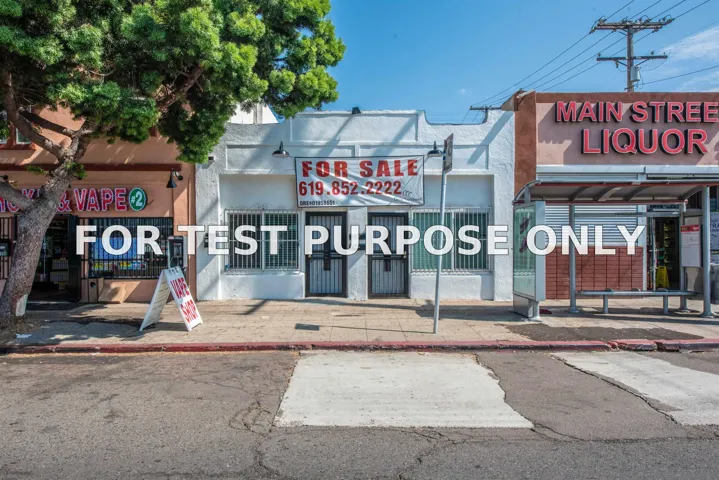 Demo/Test Data 2988-90 National Ave, San Diego, Ca 92113