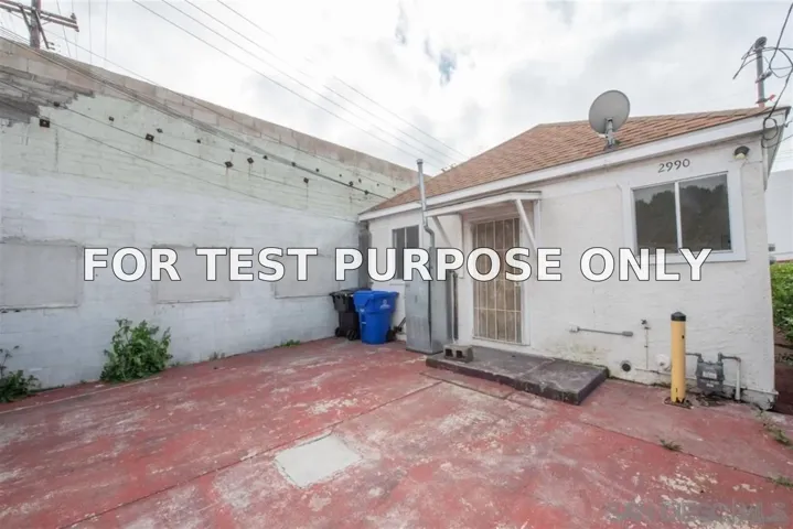 Demo/Test Data 2988-90 National Ave, San Diego, Ca 92113