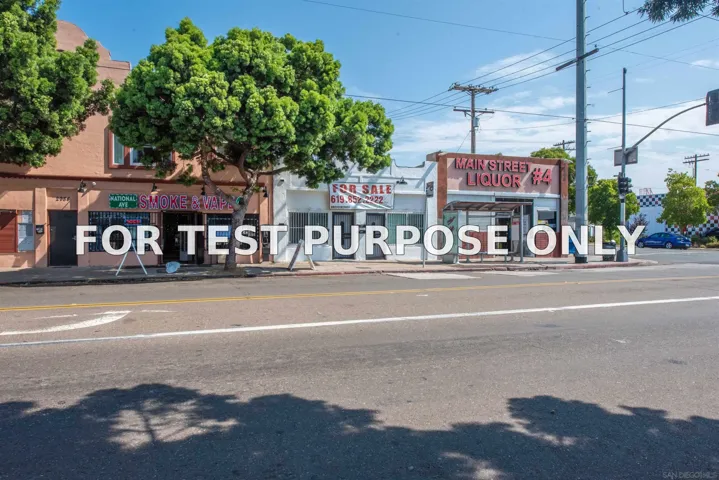 Demo/Test Data 2988-90 National Ave, San Diego, Ca 92113