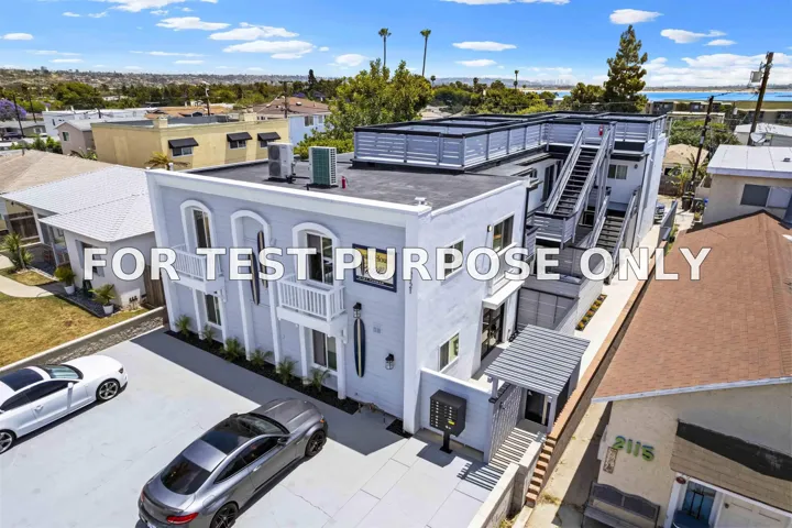 Demo/Test Data 2121 Thomas Ave, San Diego, Ca 92109