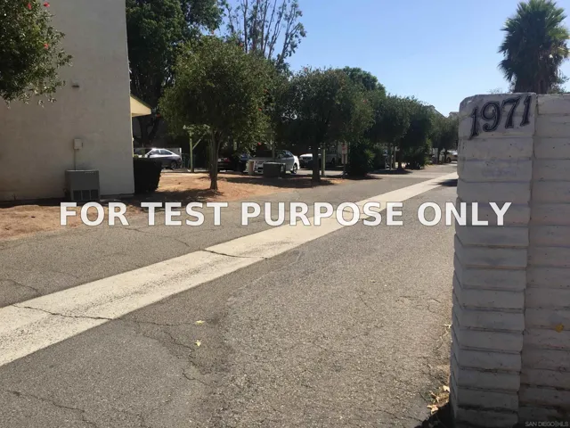 Demo/Test Data 1971 E Washington Ave, Escondido, Ca 92027