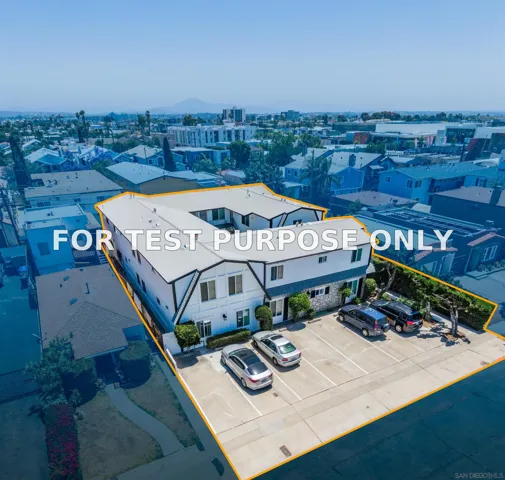 Demo/Test Data 4355 37th Street, San Diego, Ca 92105