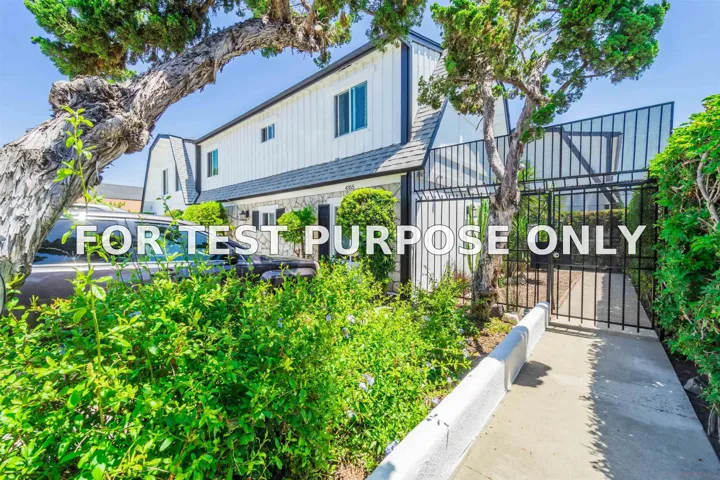 Demo/Test Data 4355 37th Street, San Diego, Ca 92105