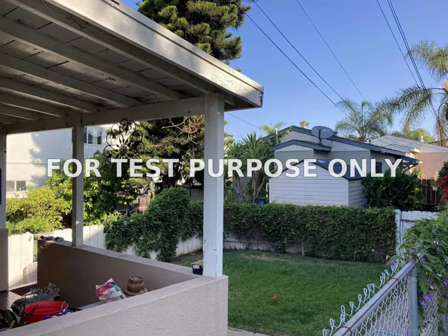 Demo/Test Data 3071-73 Hawthorn St, San Diego, Ca 92104