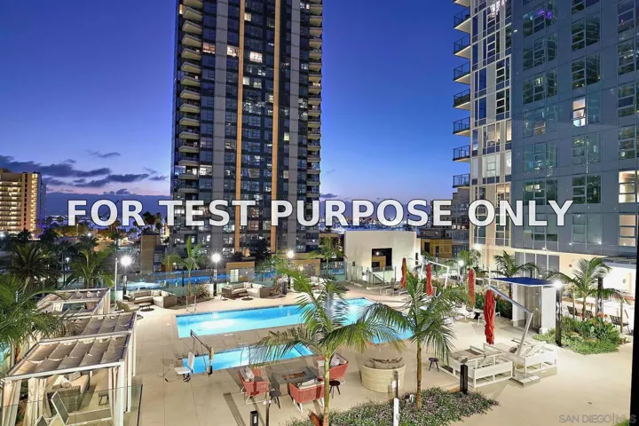 Demo/Test Data 1388 Kettner Blvd Unit 2904, San Diego, Ca 92101