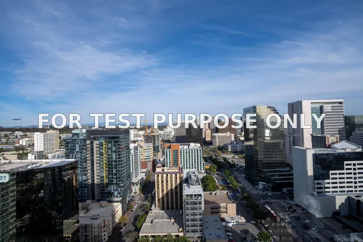 Demo/Test Data 1388 Kettner Blvd Unit 2904, San Diego, Ca 92101