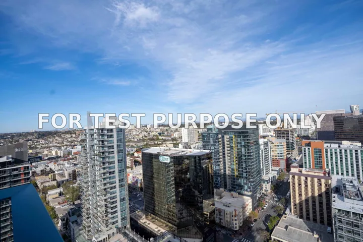 Demo/Test Data 1388 Kettner Blvd Unit 2904, San Diego, Ca 92101