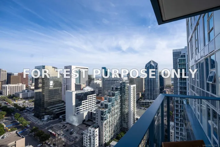 Demo/Test Data 1388 Kettner Blvd Unit 2904, San Diego, Ca 92101