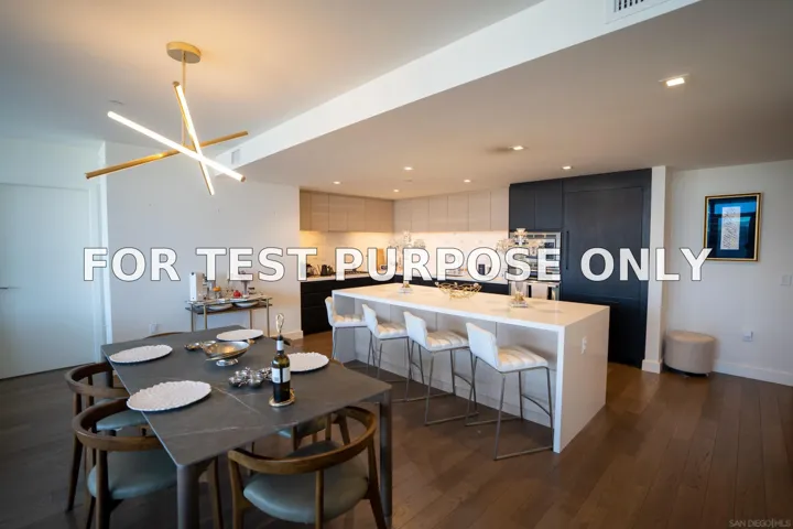 Demo/Test Data 1388 Kettner Blvd Unit 2904, San Diego, Ca 92101