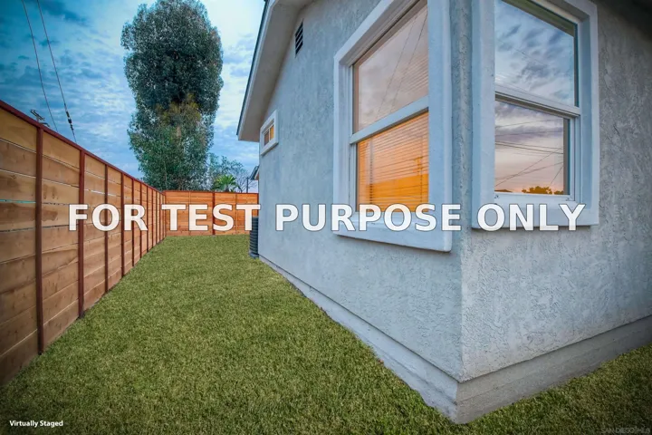 Demo/Test Data 2932 Menlo Ave, San Diego, Ca 92105