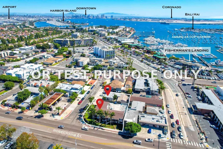 Demo/Test Data 1537 Rosecrans St Unit H, San Diego, Ca 92106