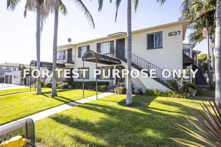 Demo/Test Data 1537 Rosecrans St Unit H, San Diego, Ca 92106