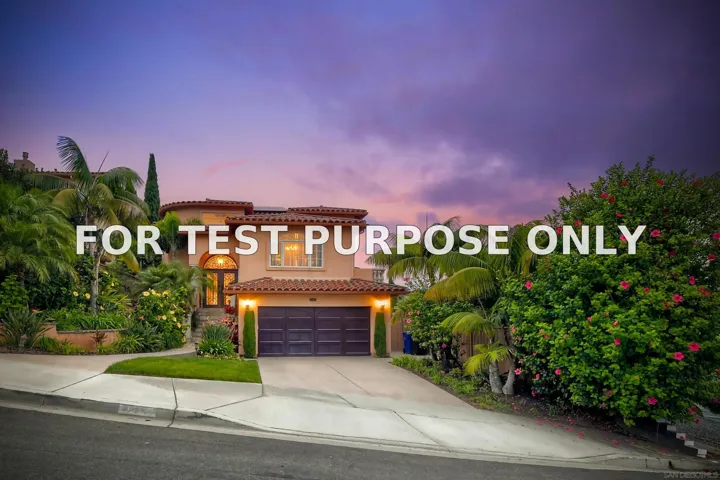 Demo/Test Data 3430 Lowell, San Diego, Ca 92106