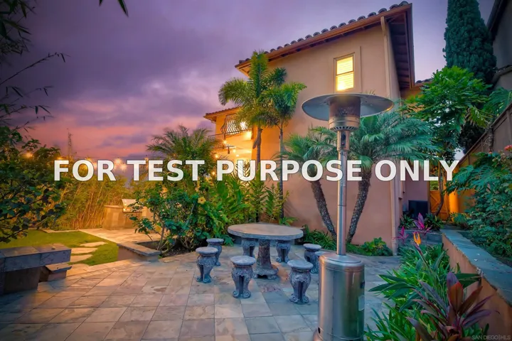 Demo/Test Data 3430 Lowell, San Diego, Ca 92106