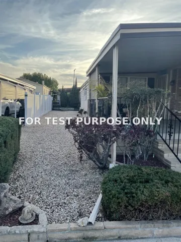 Demo/Test Data 2260 Lake Park Drive Unit 167, San Jacinto, Ca 92583