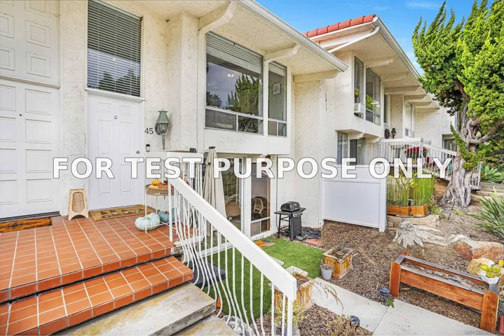Demo/Test Data 2311 Caringa Way Unit 45, Carlsbad, Ca 92009