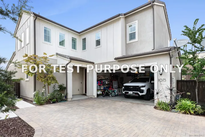 Demo/Test Data 1075 Camino Marcela, Chula Vista, Ca 91913