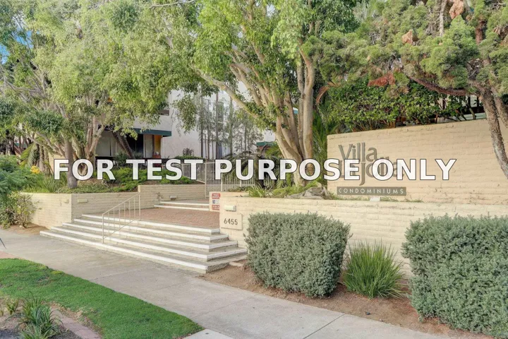 Demo/Test Data 6455 La Jolla Blvd Unit 354, La Jolla, Ca 92037