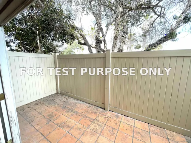 Demo/Test Data 4624 West Point Loma Blvd Unit 12, San Diego, Ca 92107