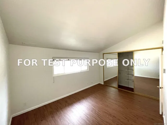 Demo/Test Data 4624 West Point Loma Blvd Unit 12, San Diego, Ca 92107