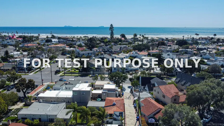 Demo/Test Data 939 Olive, Coronado, Ca 92118