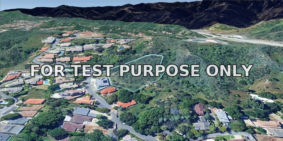 Demo/Test Data 0 Vic. Everett Dr/belle Vista Dr, Newhall, Ca 91321