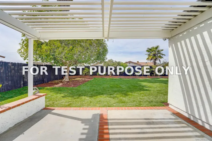 Demo/Test Data 10334 Hemphill Pl, San Diego, Ca 92126