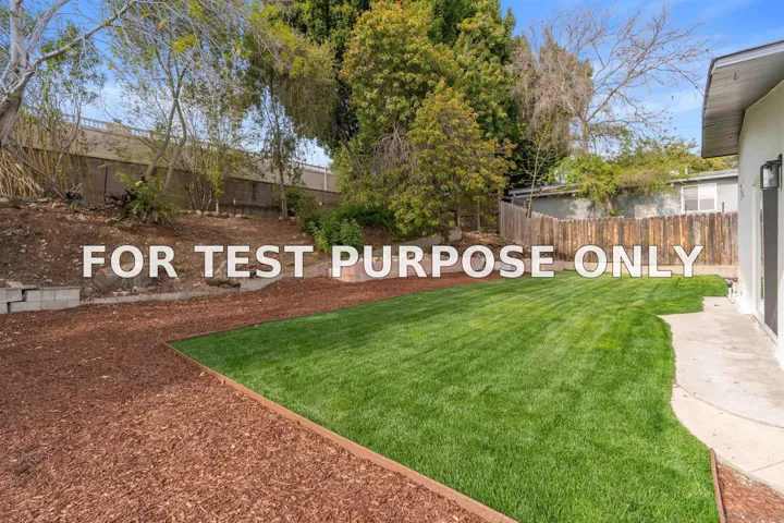 Demo/Test Data 5644 Bromley Way, San Diego, Ca 92120