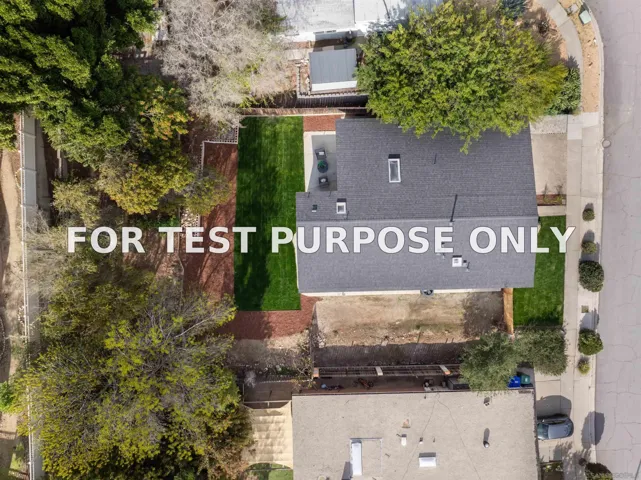 Demo/Test Data 5644 Bromley Way, San Diego, Ca 92120