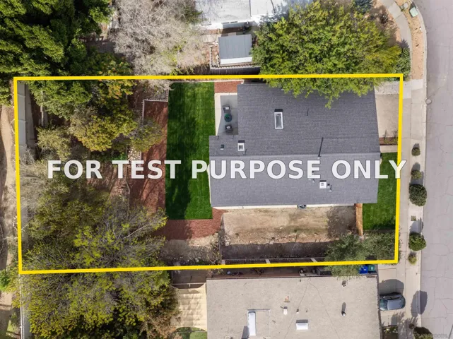 Demo/Test Data 5644 Bromley Way, San Diego, Ca 92120
