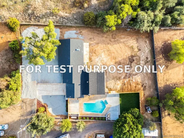 Demo/Test Data 3110 Rio Madre, Jamul, Ca 91935