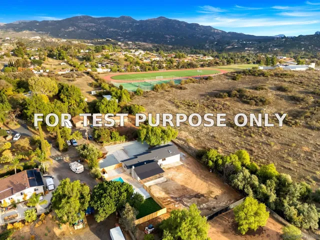 Demo/Test Data 3110 Rio Madre, Jamul, Ca 91935