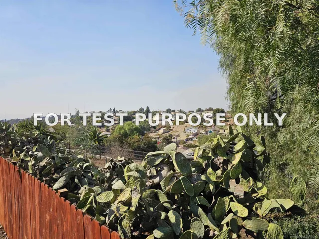 Demo/Test Data 1846 Klauber Avenue, San Diego, Ca 92114