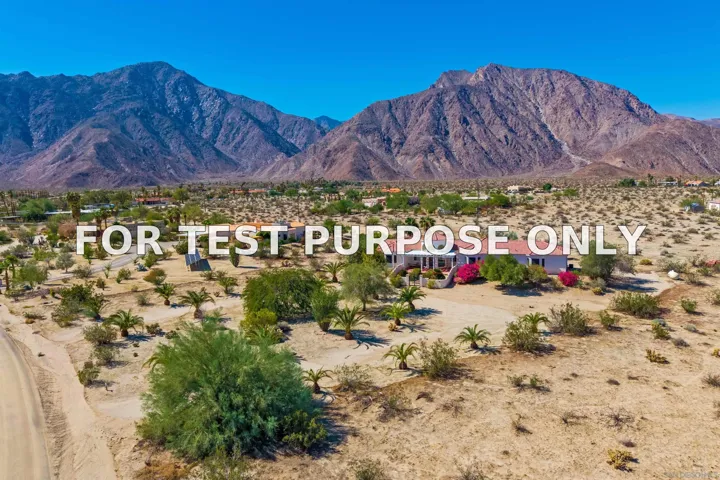 Demo/Test Data 341 Ocotillo Cir, Borrego Springs, Ca 92004
