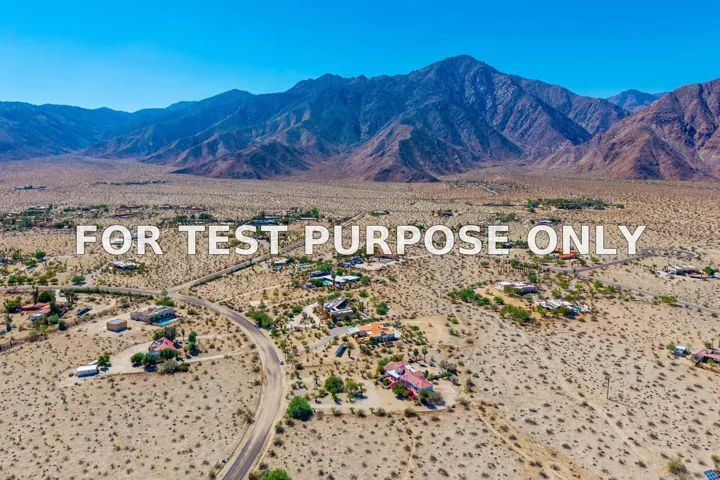 Demo/Test Data 341 Ocotillo Cir, Borrego Springs, Ca 92004