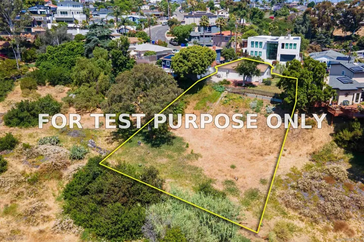 Demo/Test Data 3607 Oleander Drive, San Diego, Ca 92106