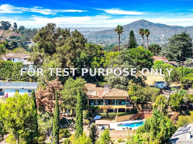 Demo/Test Data 10135 Hermosa Way, La Mesa, Ca 91941