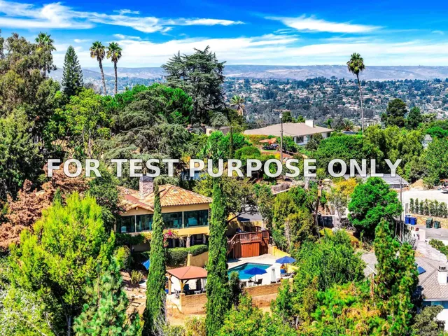 Demo/Test Data 10135 Hermosa Way, La Mesa, Ca 91941