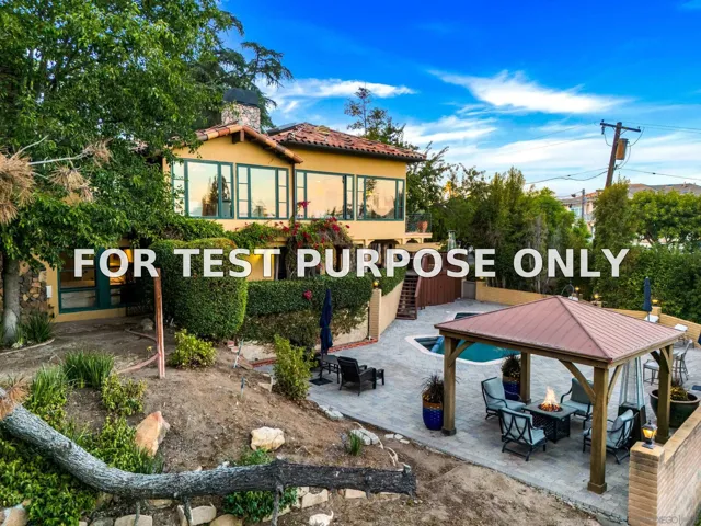 Demo/Test Data 10135 Hermosa Way, La Mesa, Ca 91941